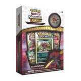 Shining Legends Pin Collection Bundle- Marshadow and Zoroark 2 Box Bundle- Both Pin Collection Boxes | with Foil Card